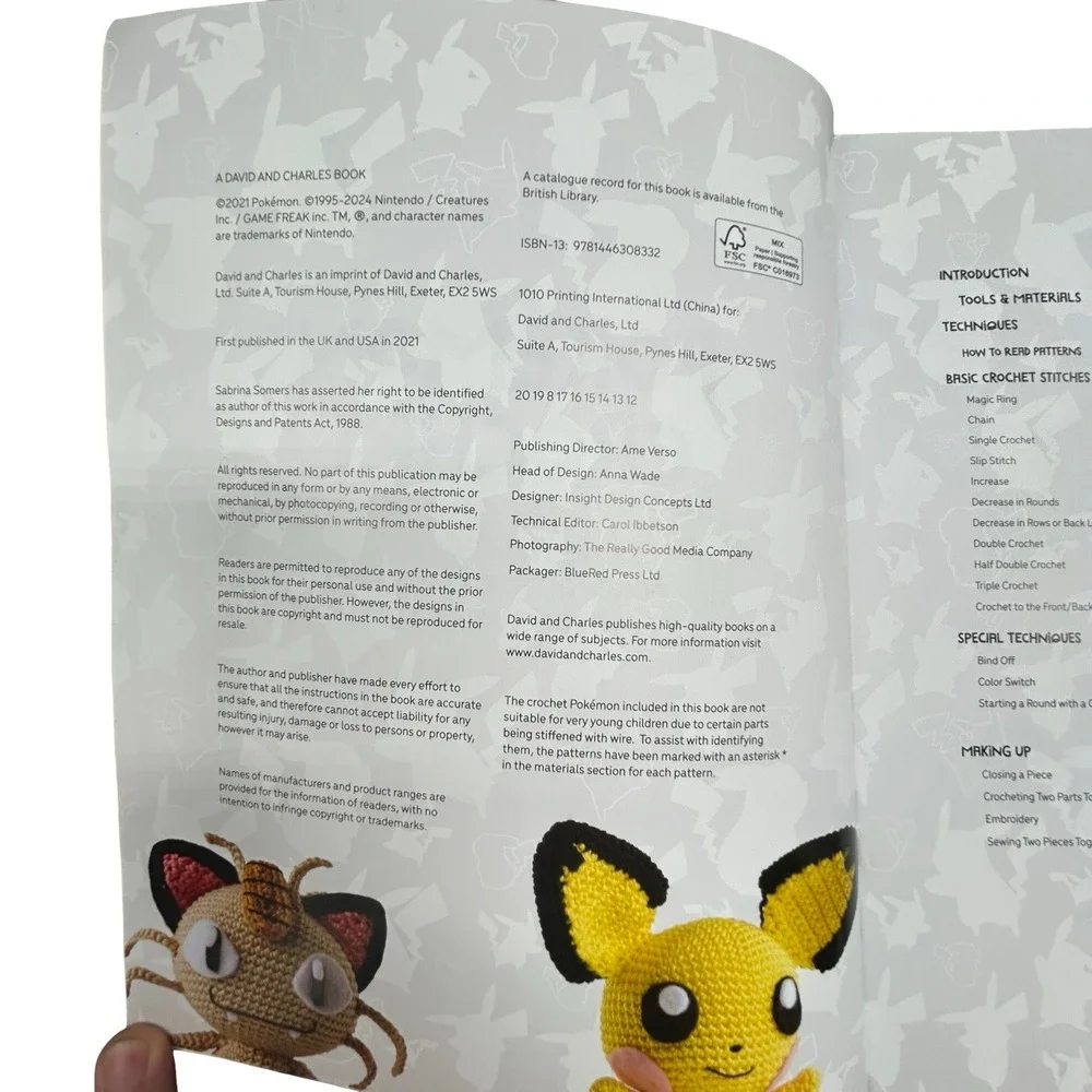 Pokemon Crochet 20 Cute Amigurumi Patterns Sabrina Somers Paperback Book